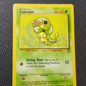 Caterpie Pokemon Card